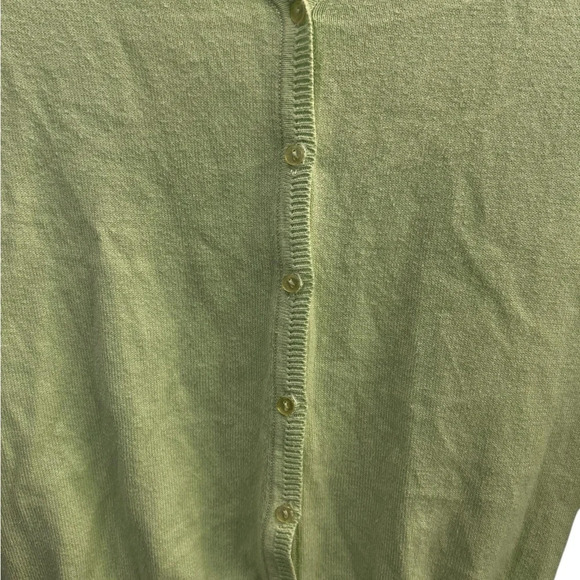 Zara Women’s Size Small Mint Green Long Sleeve Cardigan Preppy, Y2K, Classic - Picture 2 of 6